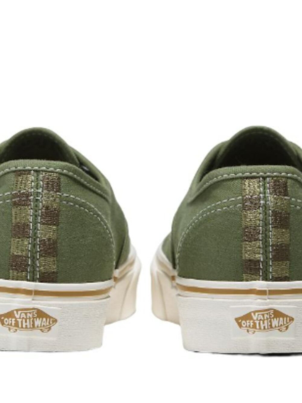 Vans-Authentic 'Embroidered Check Loden Green' - Picture 3 of 5